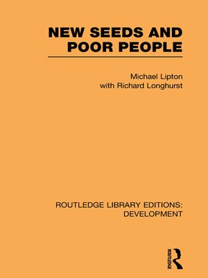 cover image of New Seeds and Poor People